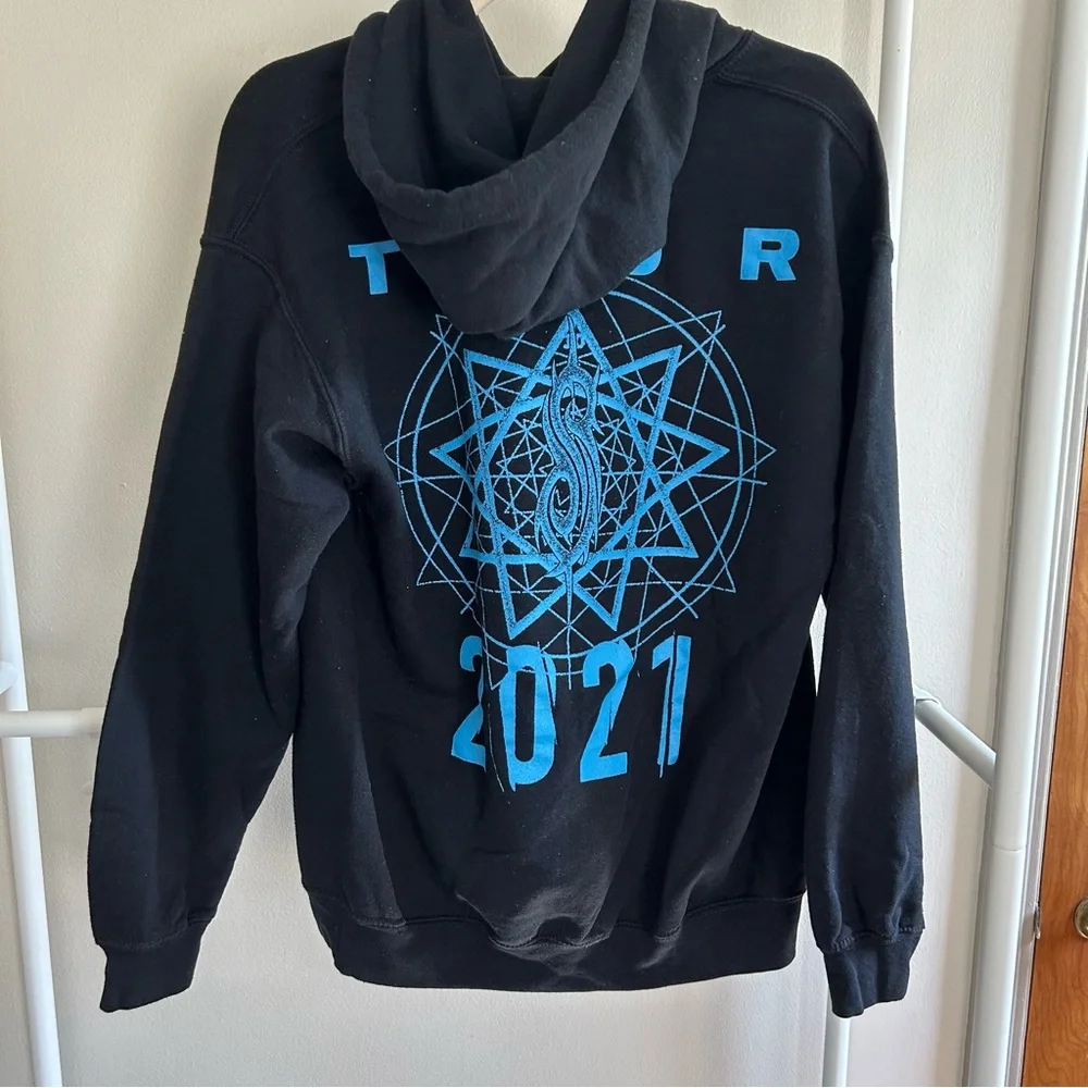 Slipknot 2021 tour hoodie with blue graphic - Picture 6 of 8